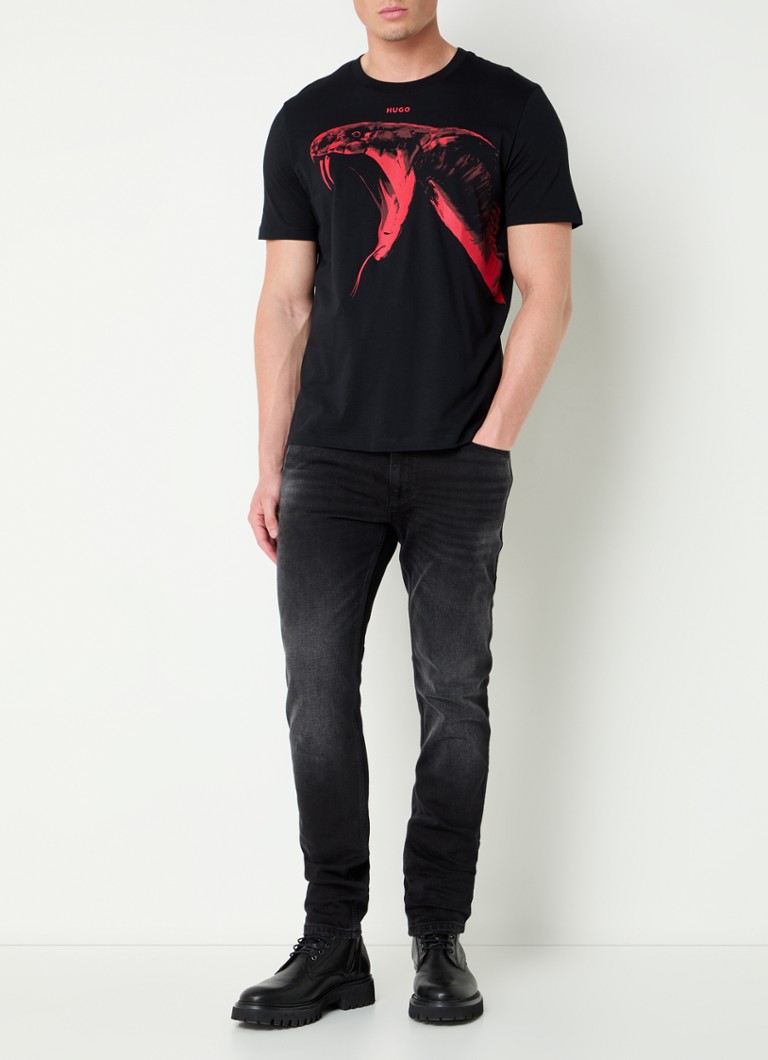 Blugi spălați HUGO BOSS 734 Slim-Fit