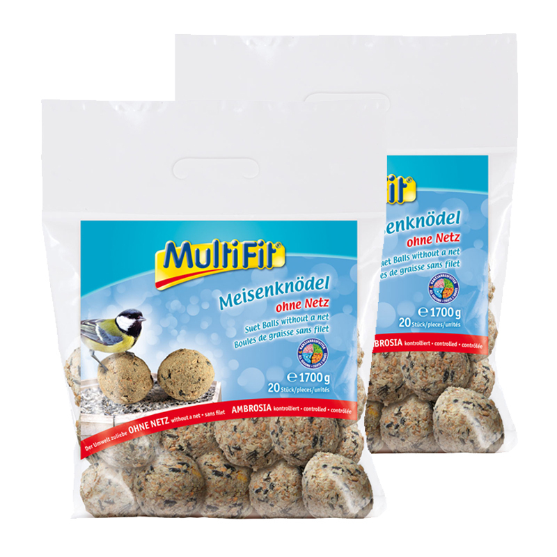 MultiFit Meisenknödel MultiFit Meisenknödel ohne Netz 2x20Stk.