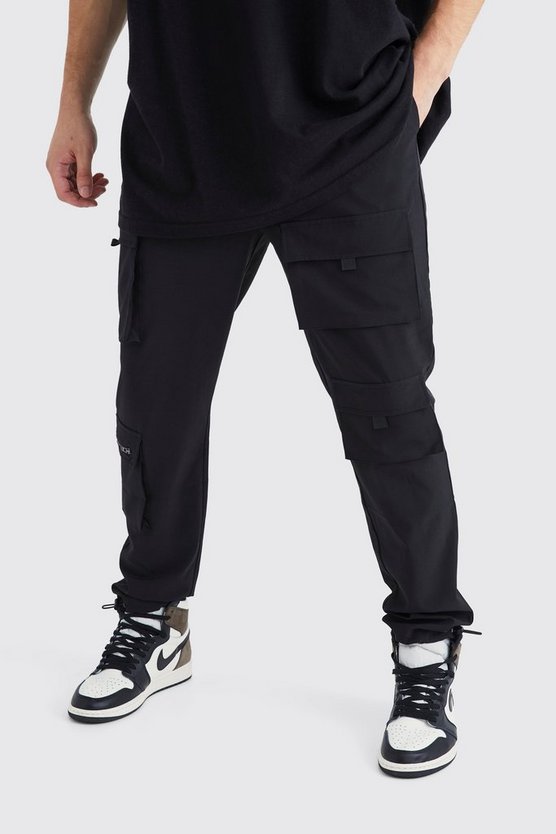 Tall Slim-Fit Cargo Stretch-Hose mit Taschen
