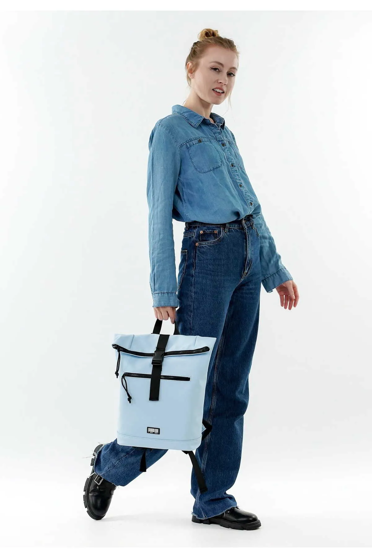 Emily & Noah  Rucksack - Blau - Unifarben