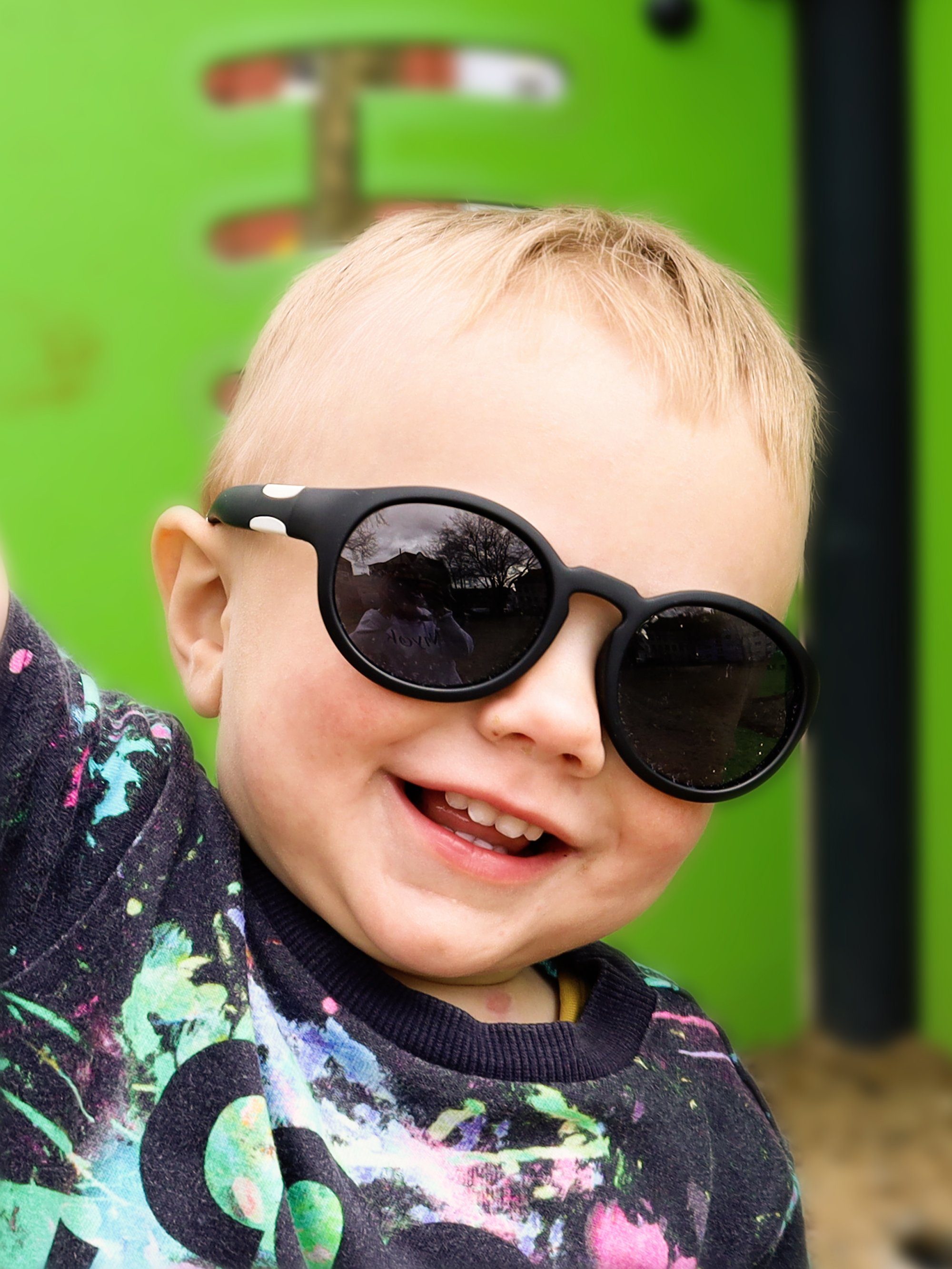 ActiveSol SUNGLASSES Sonnenbrille für Kinder - Pan2Kids, Panto Design, 2 – 5 Jahre, polarisiert