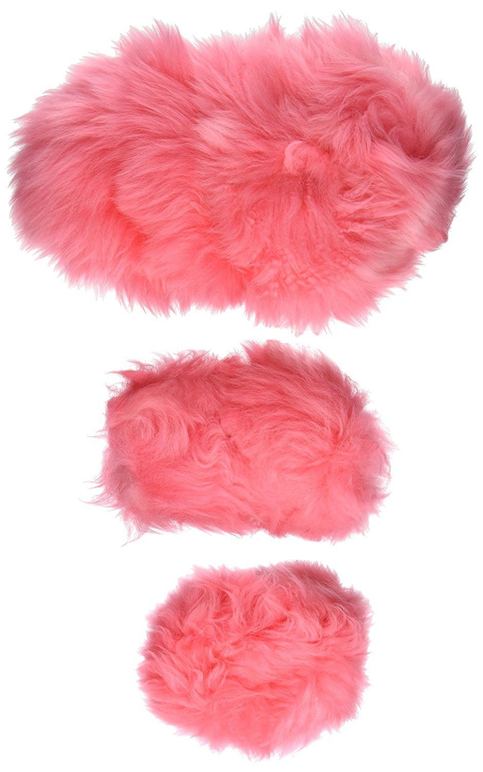 AUDEW Lenkradbezug AUDEW Lenkrad-Plüschbezug: Luxus für Ihr Fahrerlebnis!, (1-tlg), Großer Plüsch in heißem Pink, wärmend, warmer Lenkradbezug