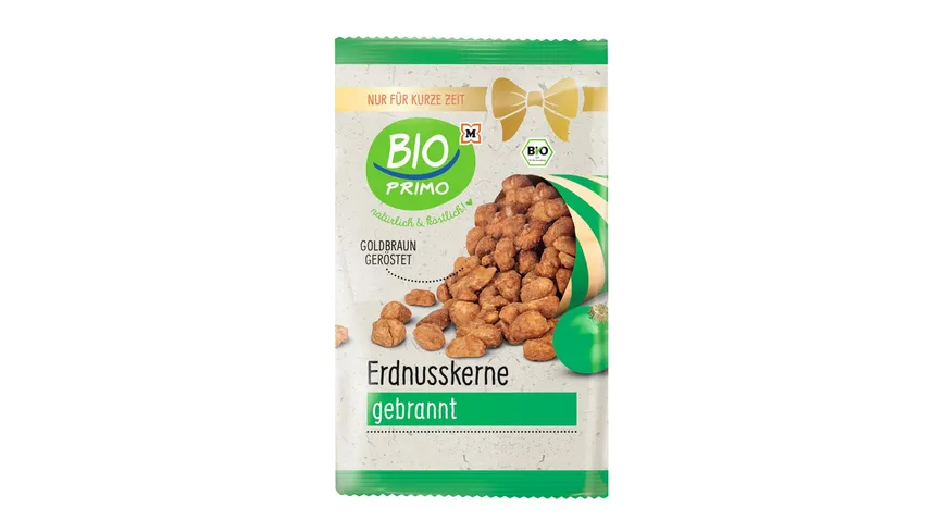 BIO PRIMO Bio Erdnusskerne gebrannt 150 g