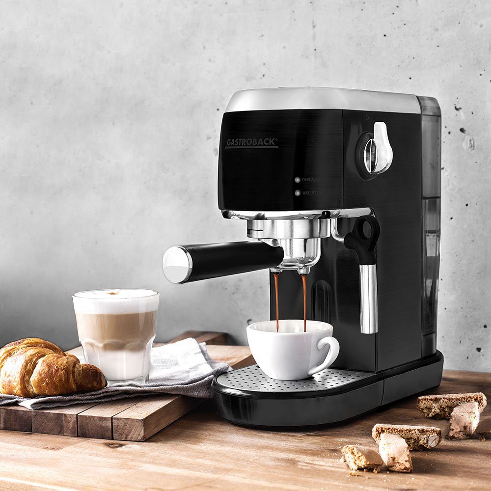 Gastroback Espressomaschine 42718 Design Espresso Piccolo schwarz