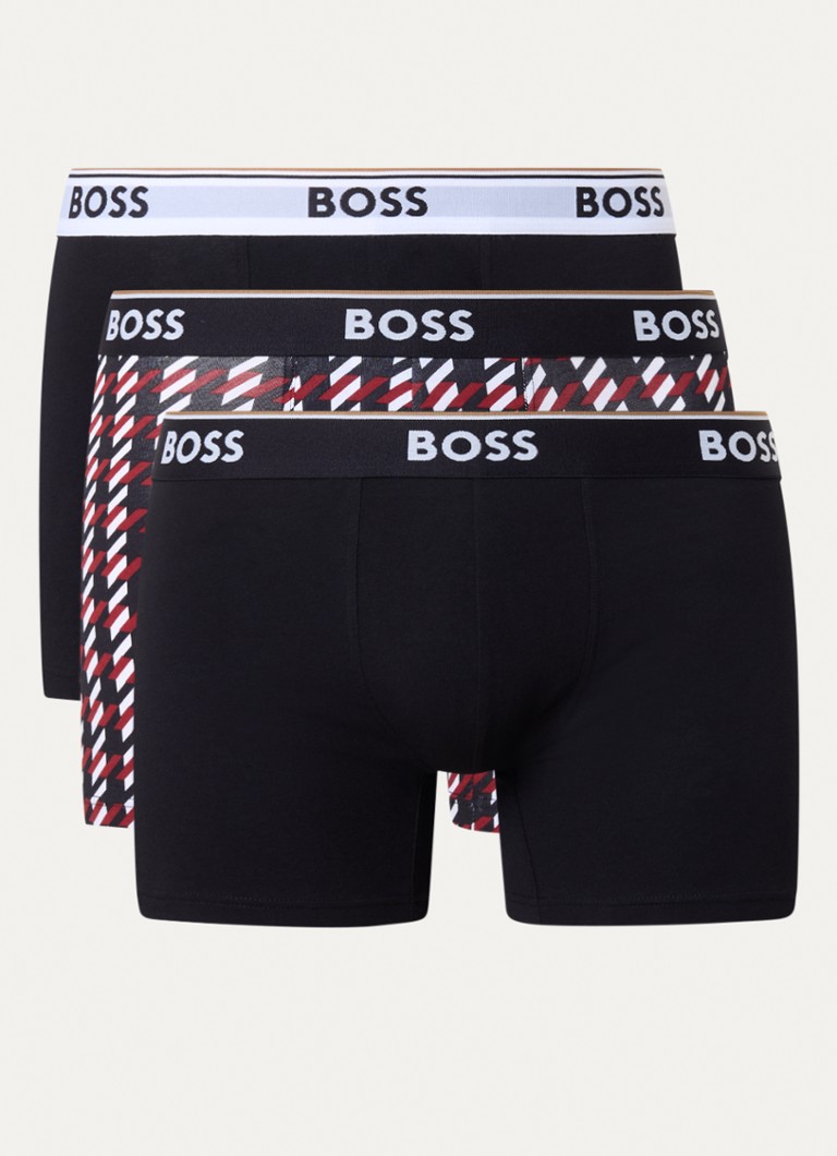 Lot de 3 boxers HUGO BOSS Power avec bande logotée