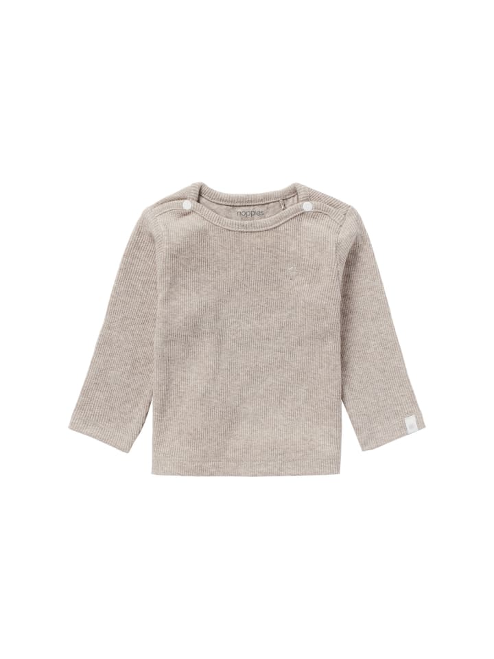 Noppies Langarmshirt Natal in Taupe Melange günstig kaufen