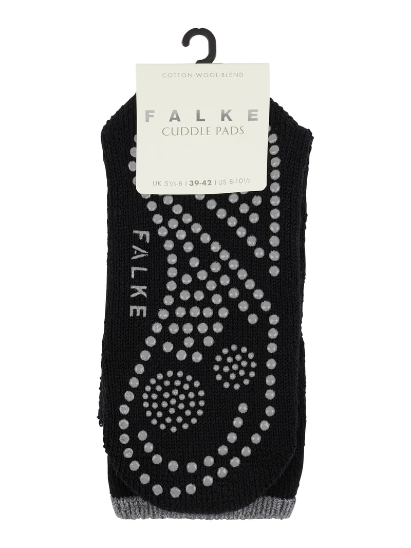 Socken mit Anti-Slip-System Modell Cuddle Pads in schwarz