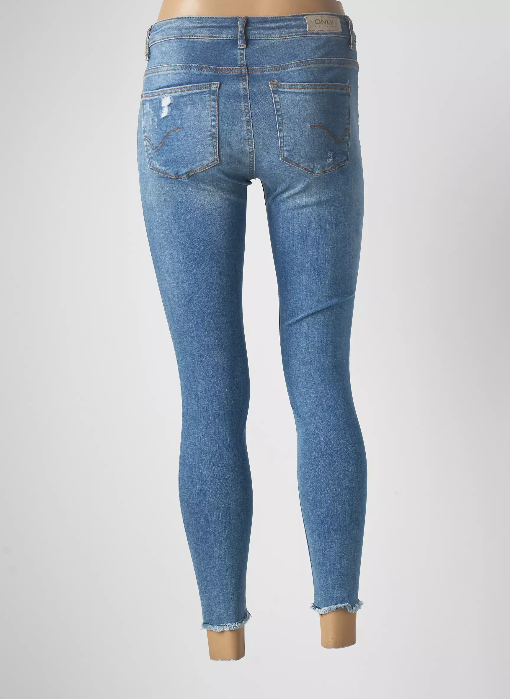 Only Jeans Skinny Femme couleur bleu