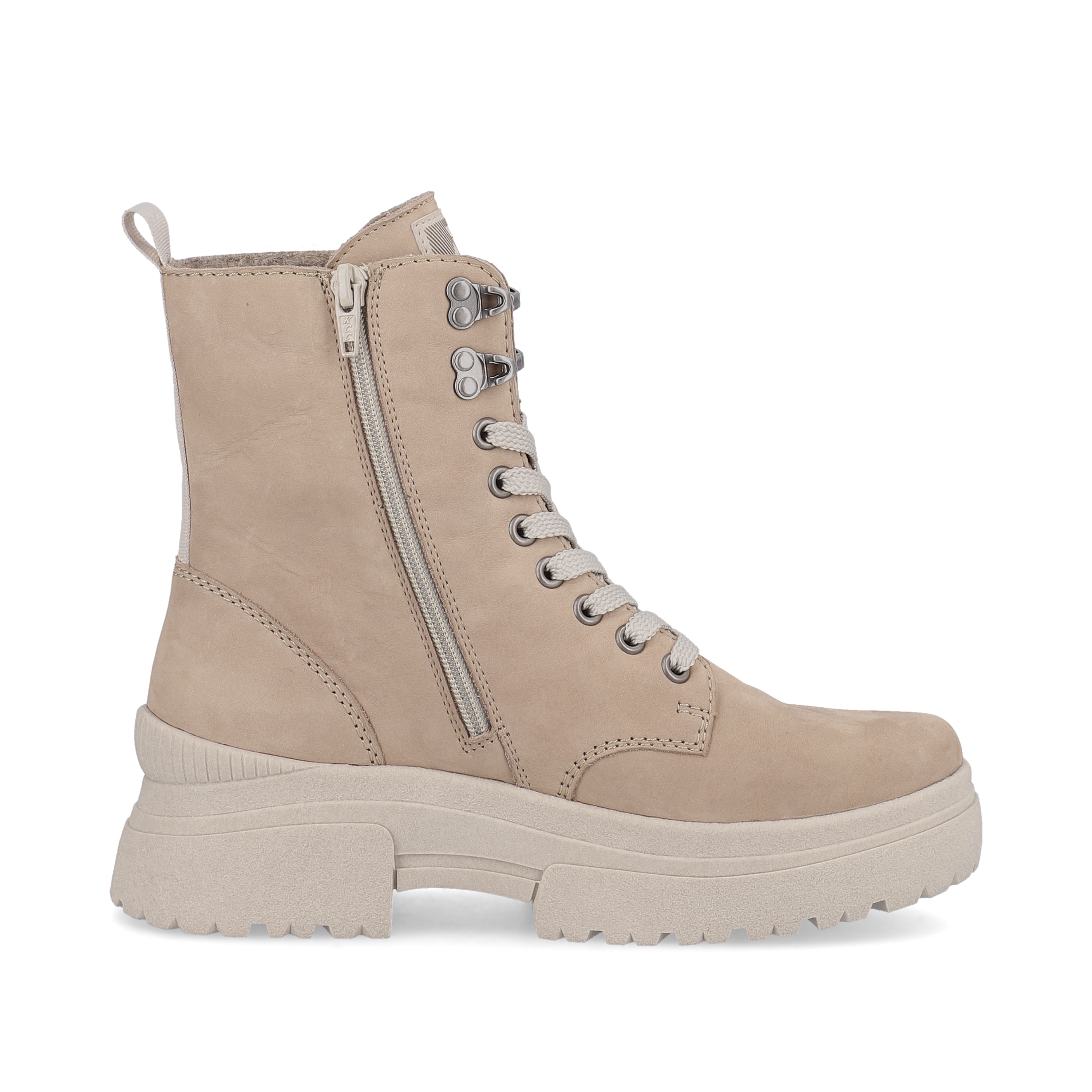 Rieker Damen Schnürstiefel clay beige