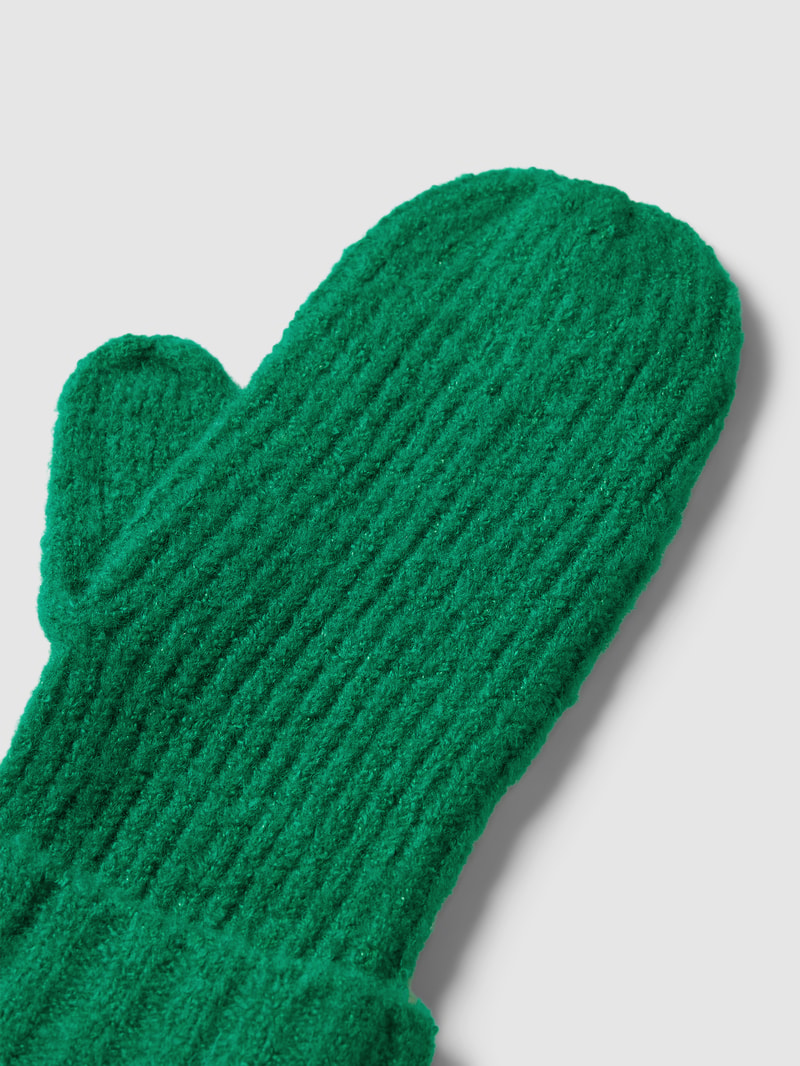 Handschuhe in Strick-Optik Modell 'AIVO' in grün