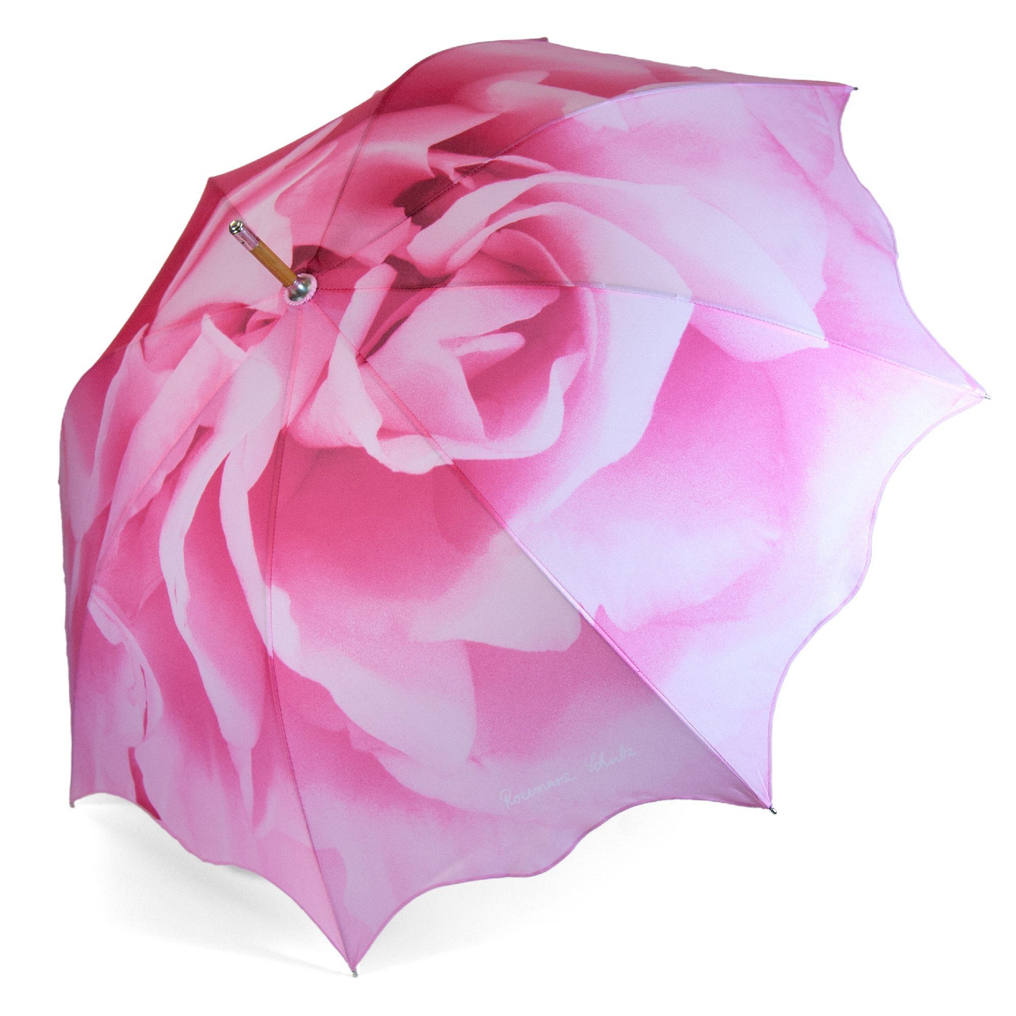 ROSEMARIE SCHULZ Heidelberg Stockregenschirm Stockschirm Motiv Rose Regenschirm für Damen