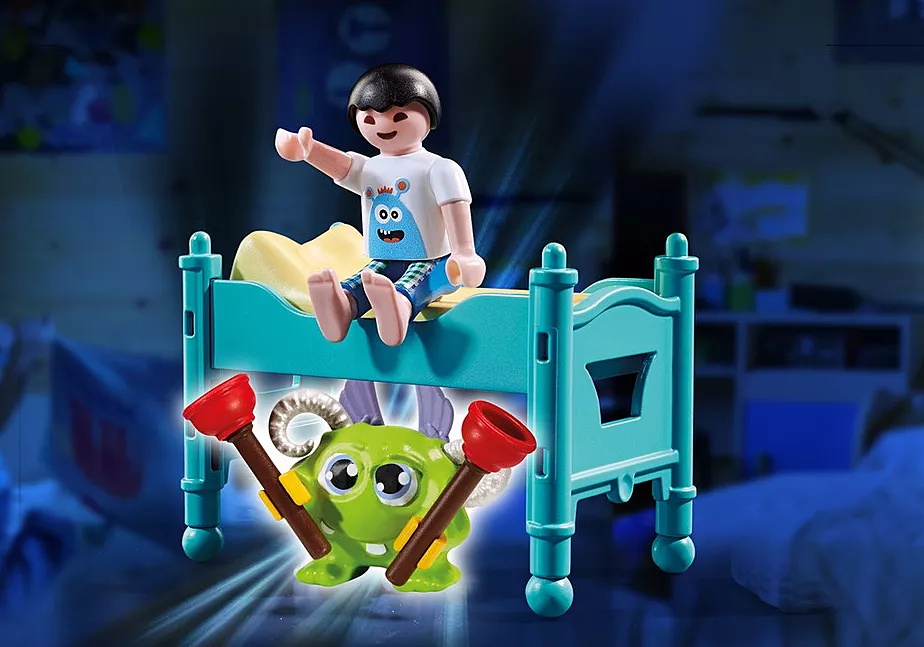 Kind mit Monsterchen