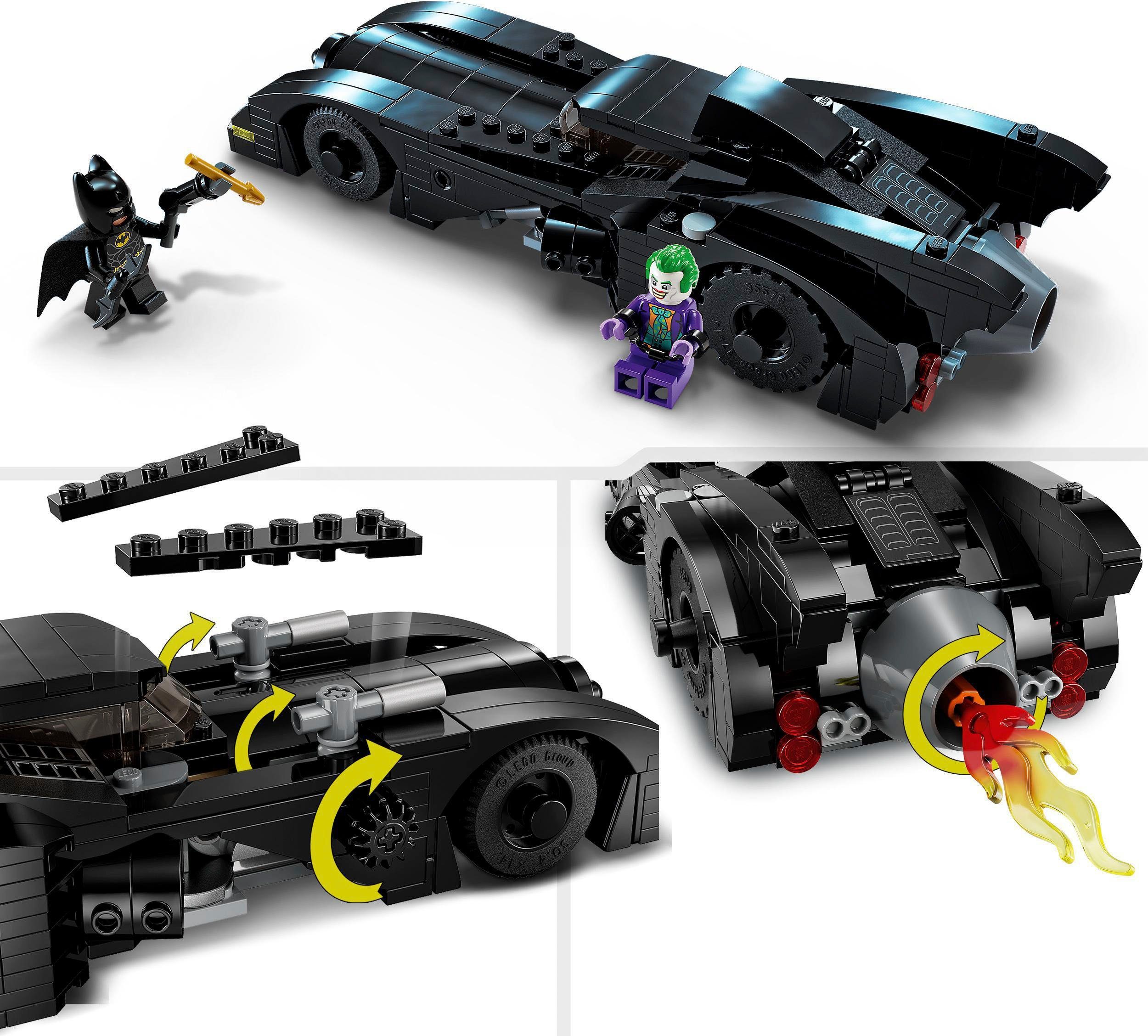 LEGO® Konstruktionsspielsteine Batmobile: Batman verfolgt den Joker (76224), LEGO® Batman, (438 St), Made in Europe