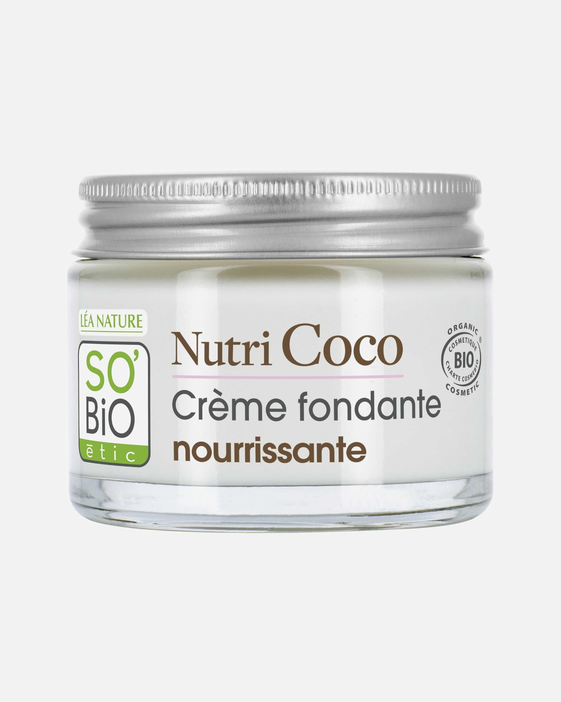SO BiO étic Crema Fundente Nutritiva, para pieles secas a muy secas, Nutri Coco