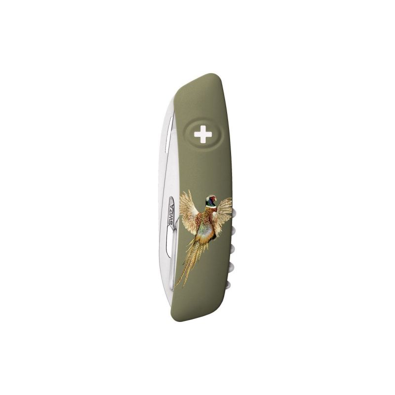 Swiza D05 Hunting Pheasant Olive, Schweizer Taschenmesser made in Swiss