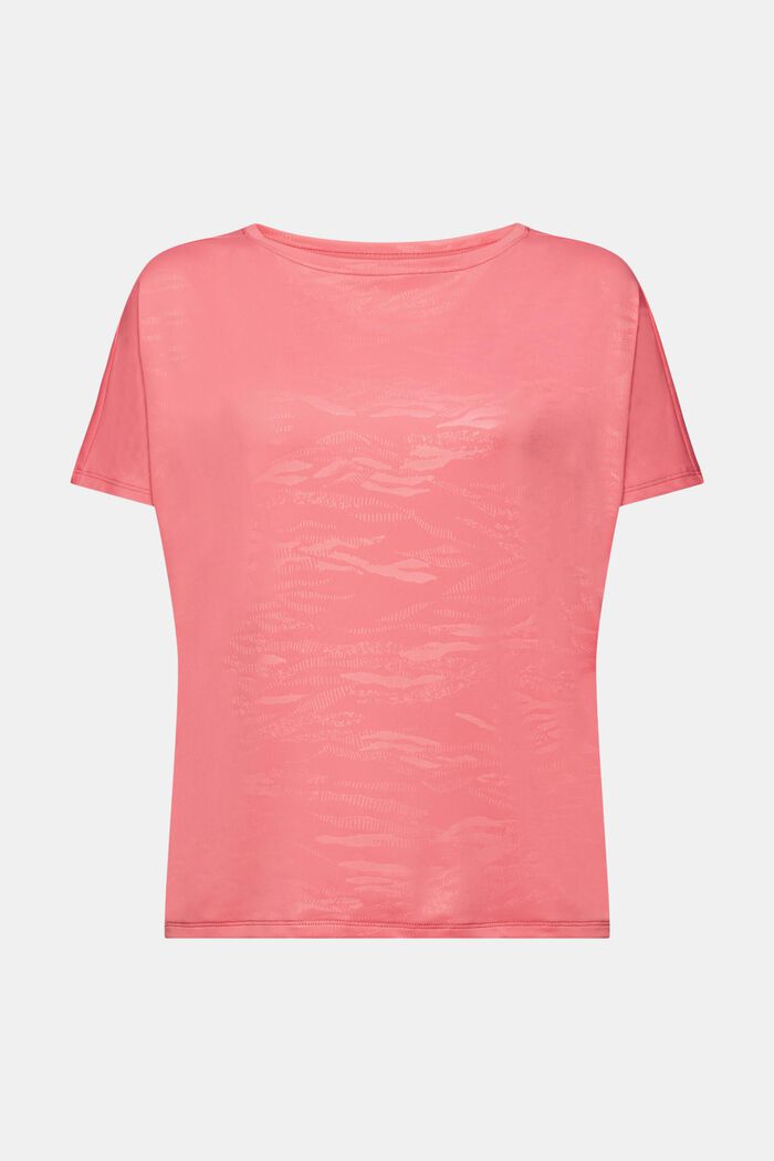 Active T-Shirt mit Prägung, E-DRY