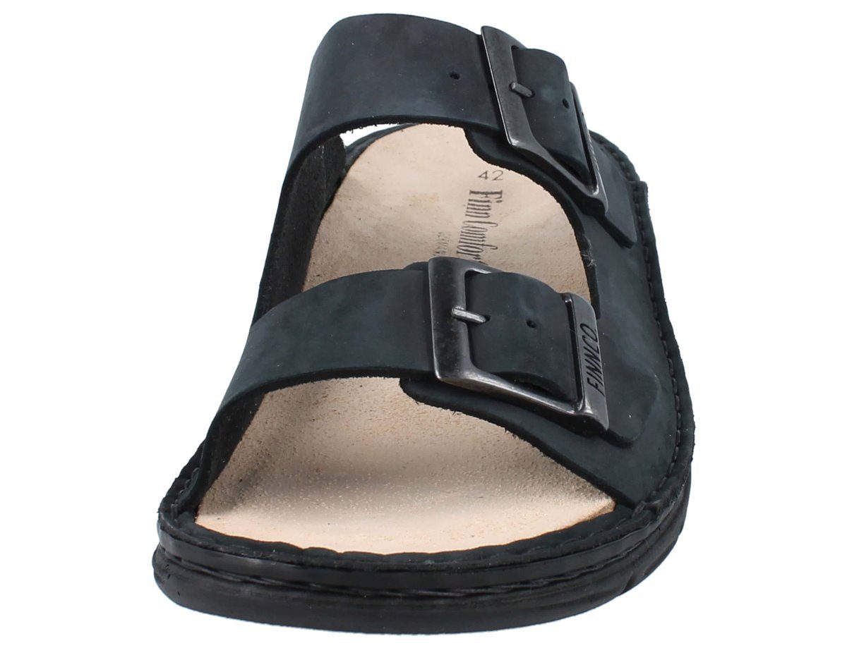 Finn Comfort Cayman Soft, blau, Pantolette Wechselfußbett