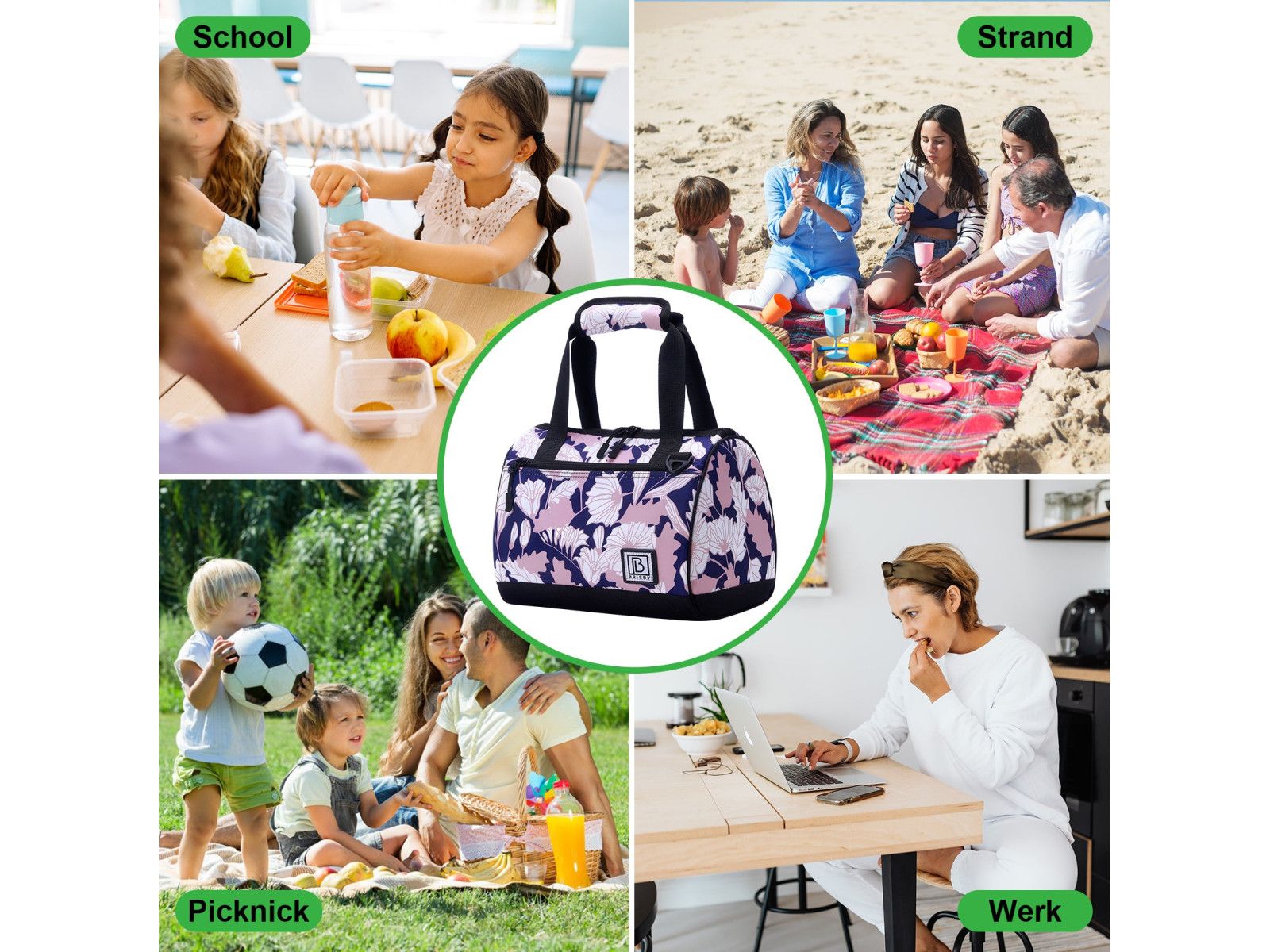 Brisby Sweet Leaves 10 Liter Kühltasche
