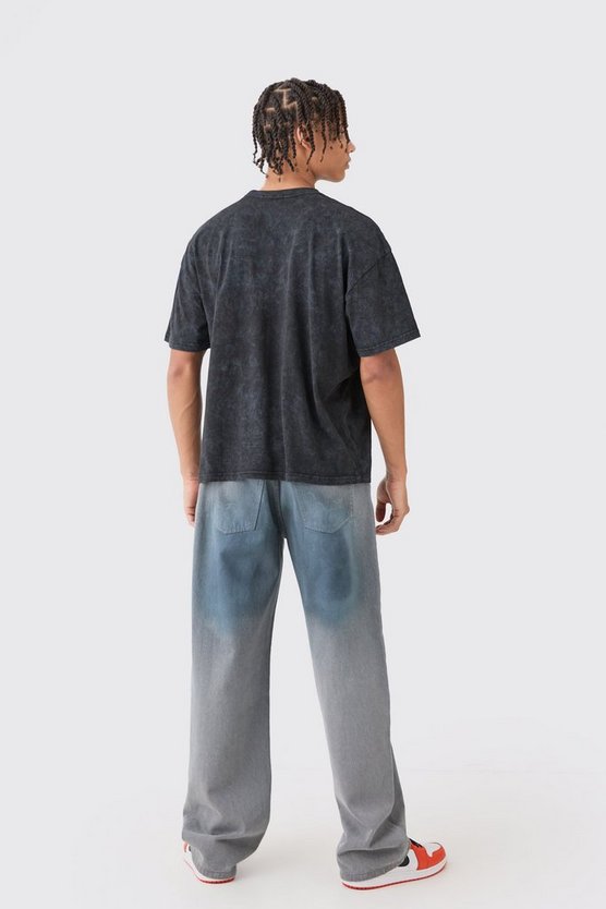 Oversize T-Shirt mit lizenziertem Street Fighter Arcade Print