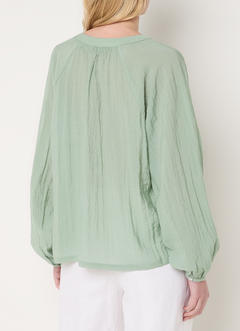 OPUS Frapina tunic with balloon sleeves