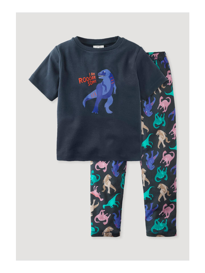 Hessnatur Pyjama Regular in dunkelblau günstig kaufen
