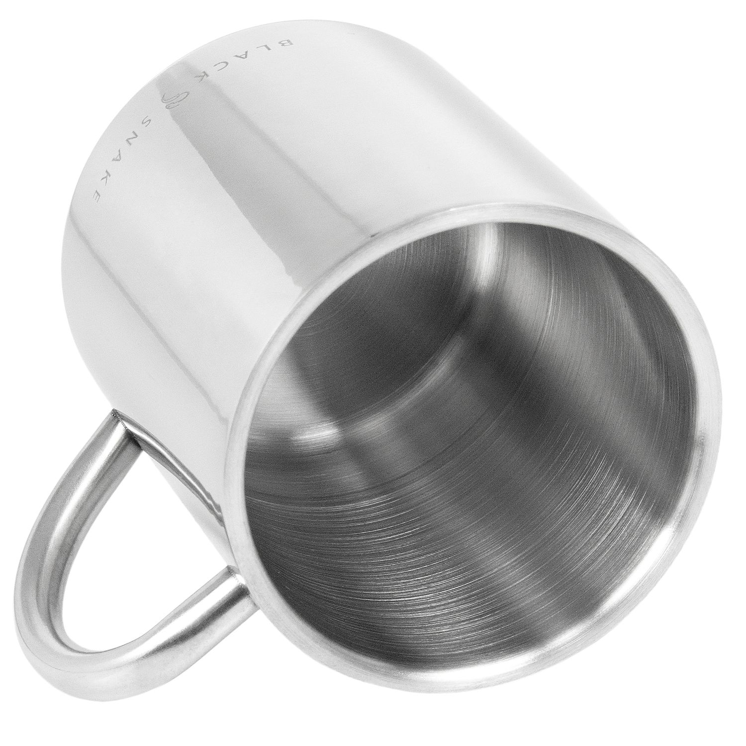 Black Snake 4-Personen Edelstahltasse und Essbesteck Set