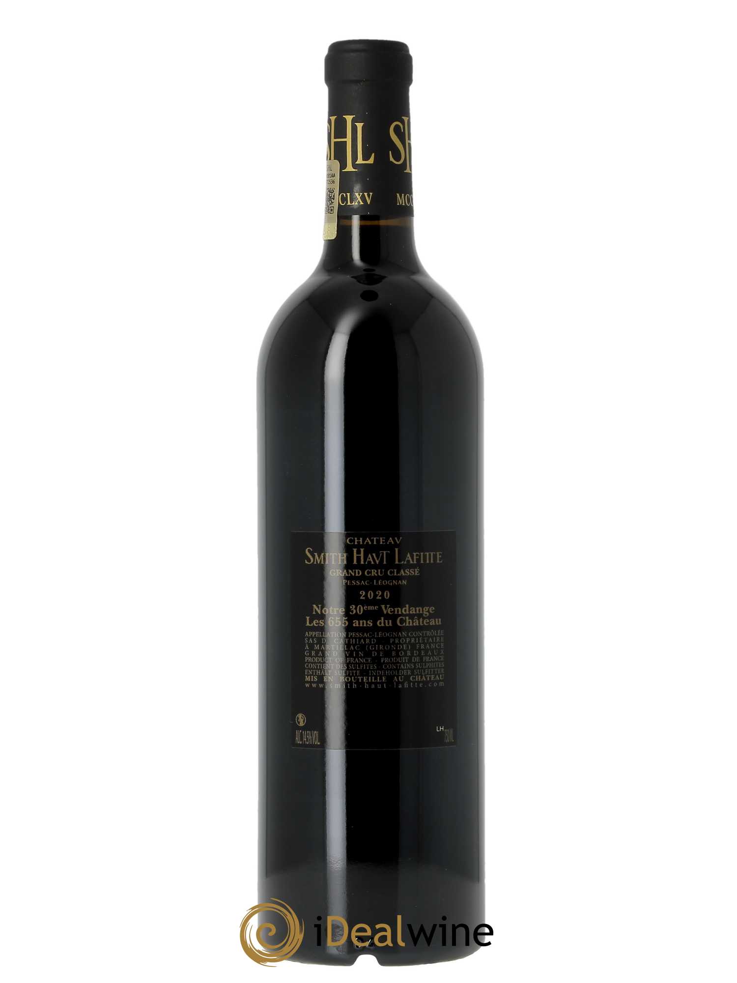 Château Smith Haut Lafitte Cru Classé de Graves (CBO à partir de 6 BTS) 2020 - Lot de 1 Bouteille