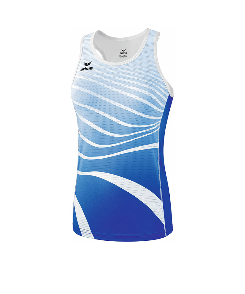 Erima Singlet Running Damen Blau Weiss