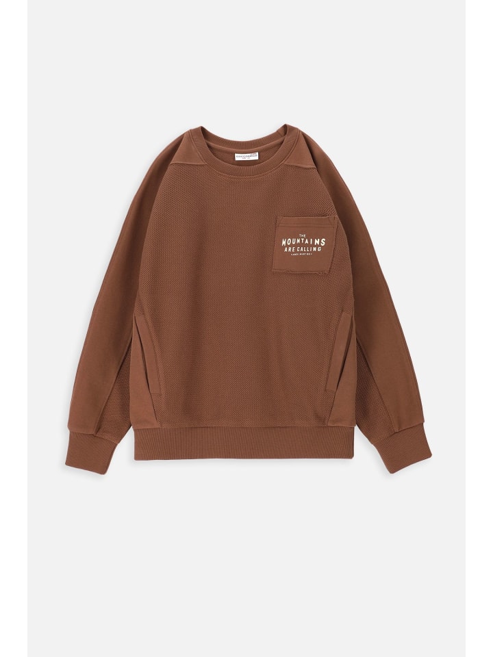 Coccodrillo Sweatshirt in braun günstig kaufen