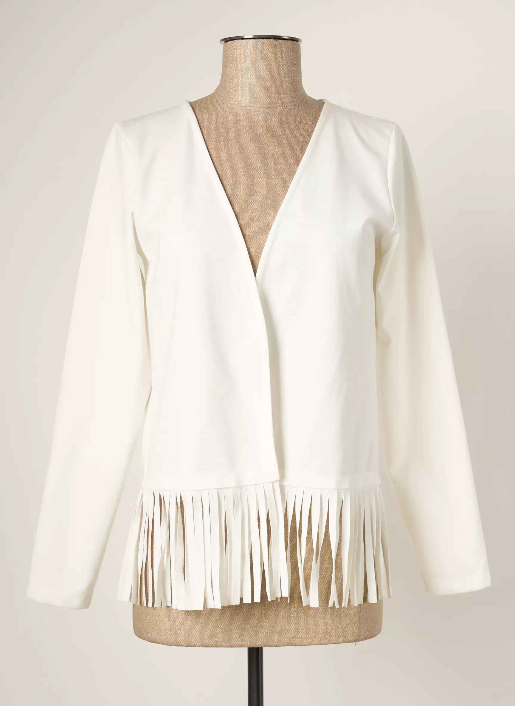 Coquelicot Vestecasual Femme couleur blanc