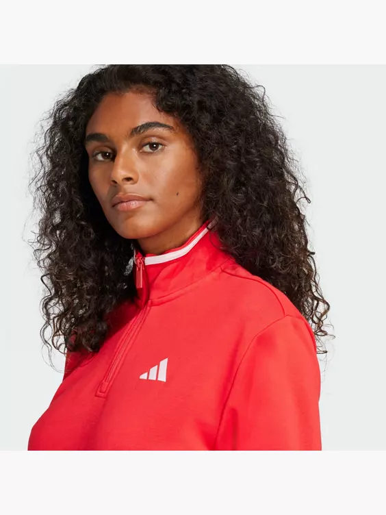 adidas Essentials Color Pop French Terry Crop Quarter-Zip Originals Jacke