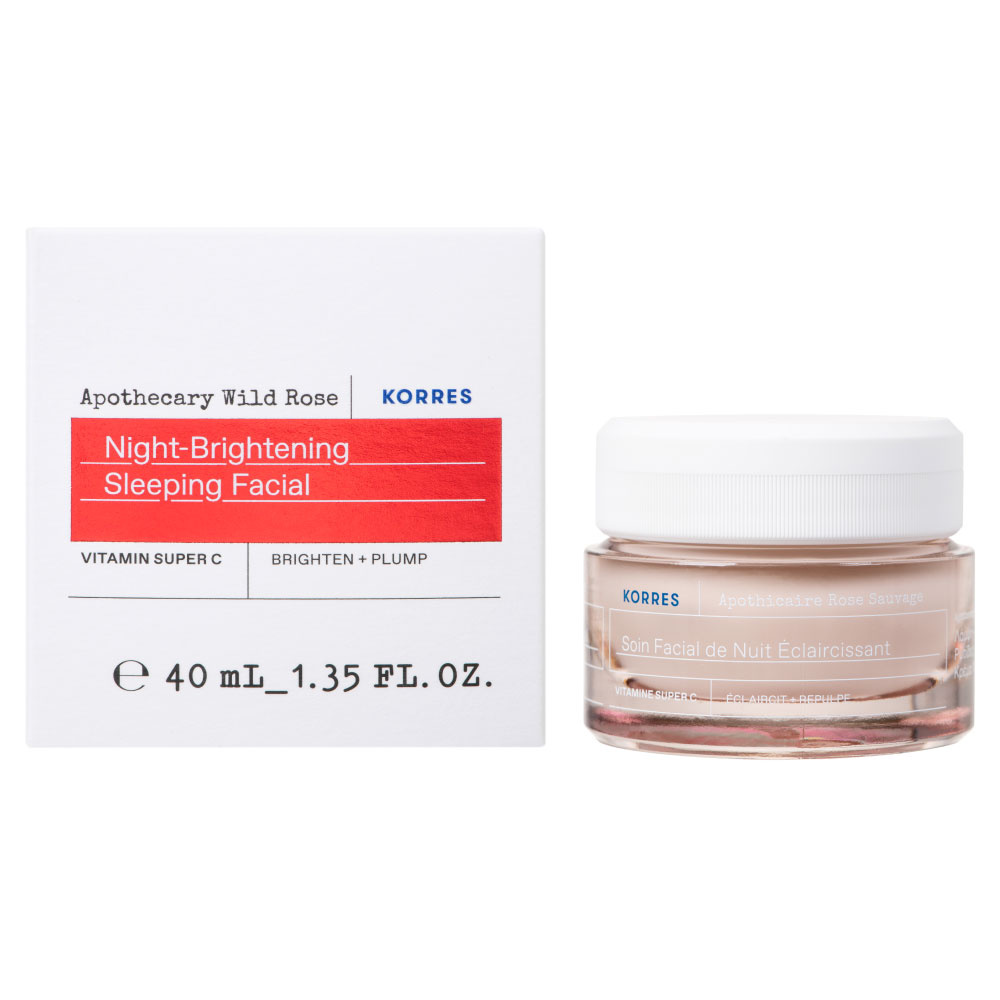 korres Crème de Nuit Eclat Rose Sauvage Crème de nuit éclat