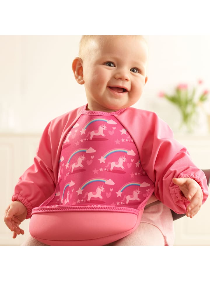 Bibetta Lätzchen mit Raglanärmeln Neopren-Lätzchen Einhörner günstig kaufen onesize