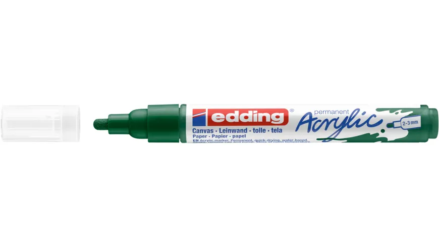 edding Acrylmarker 5100 medium moosgrün moosgrün