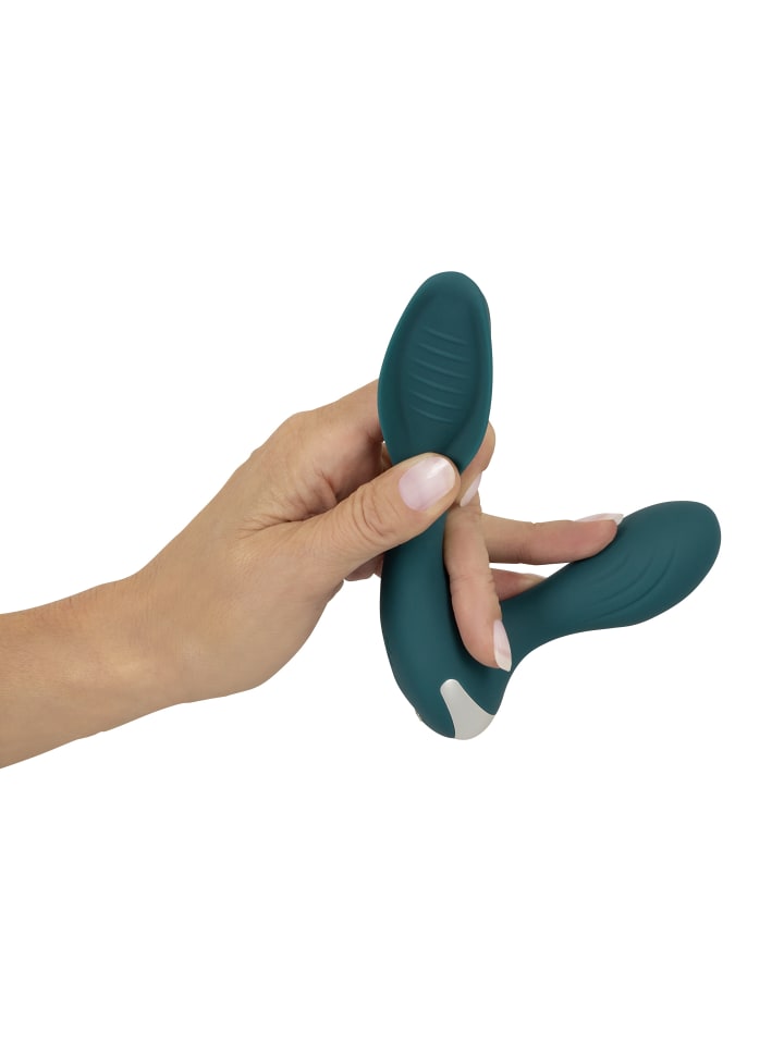 Sweet Smile Vibrator RC Hands-free Vibrator in türkis günstig kaufen 10,8 cm