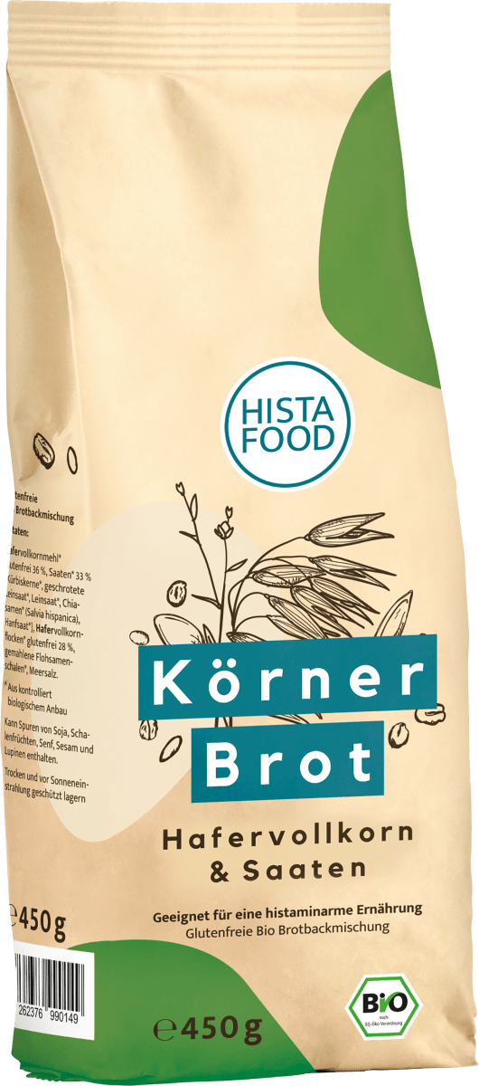 Backmischung Körnerbrot, Hafervollkorn & Saaten, 450 g