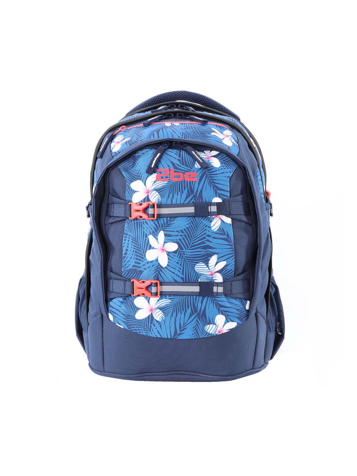 2Be Schulrucksack in blau-mehrfarbig günstig kaufen onesize