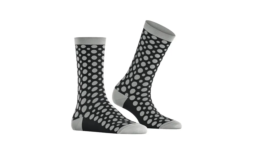 FALKE Damen Socken Mirage Dot schwarz