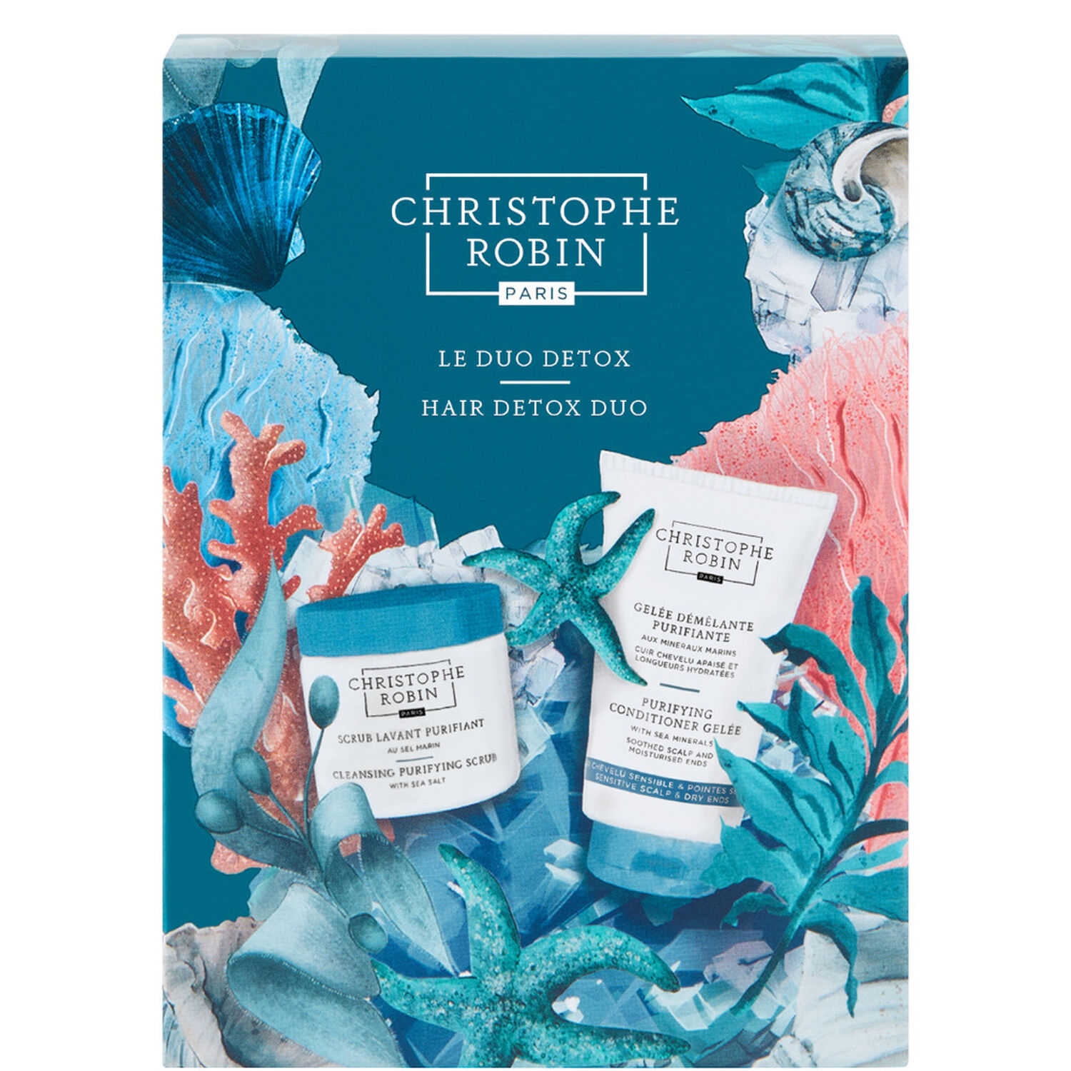 Christophe Robin Duo Détox Coffret Cheveux