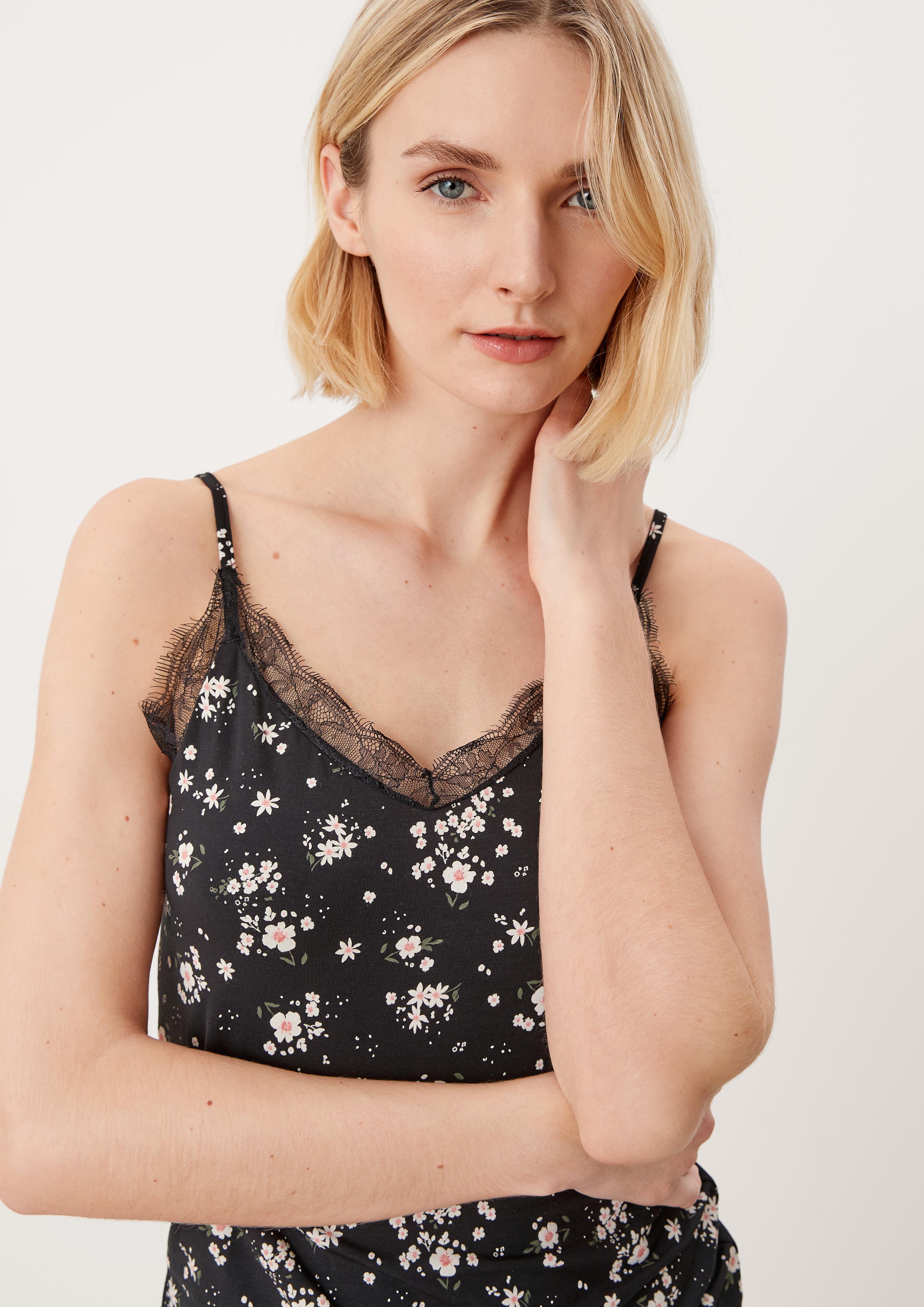 Top mit filigraner Spitze  6006259-22N3