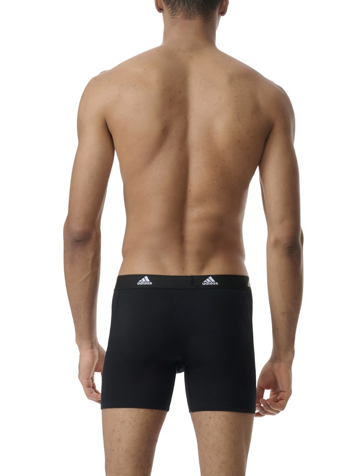 adidas Trunk Boxer Brief mit längerem Bein - Active Flex Cotton in schwarz, blau günstig kaufen