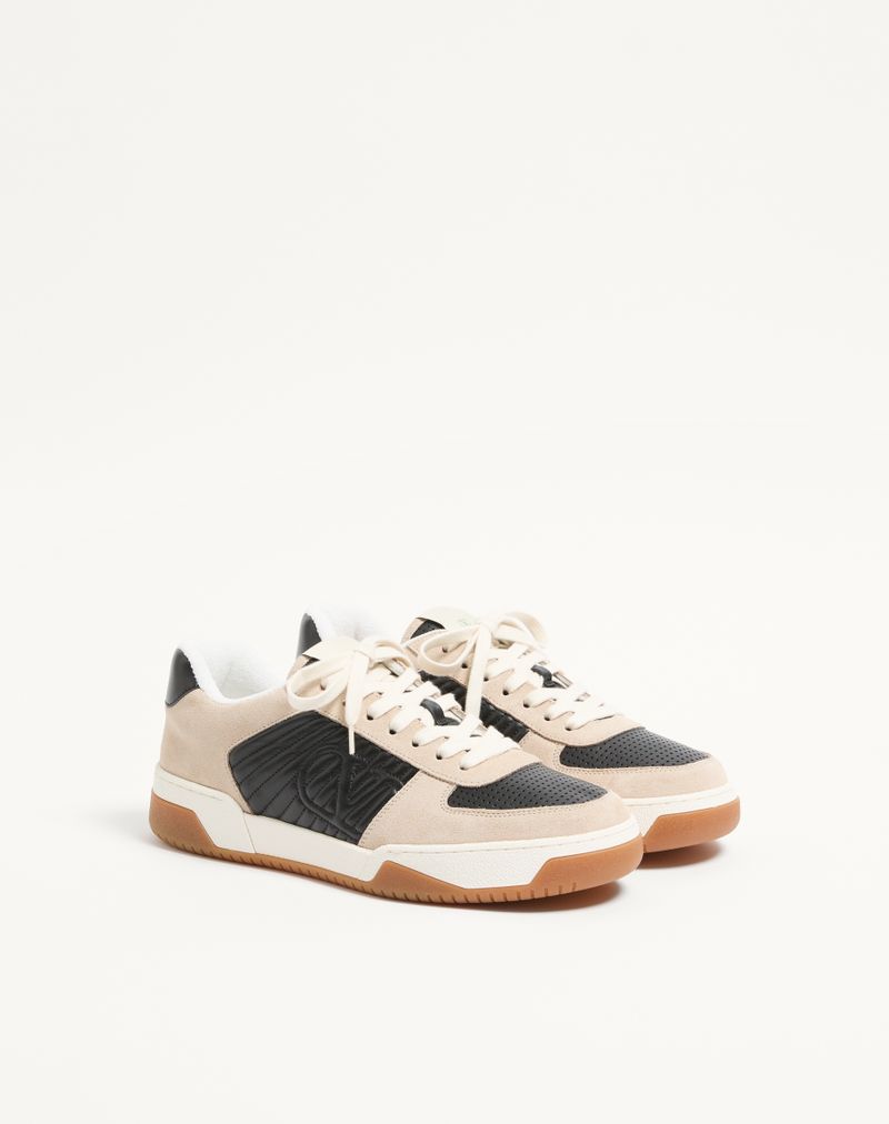 Baskets Sparry en cuir Crust et Nappa