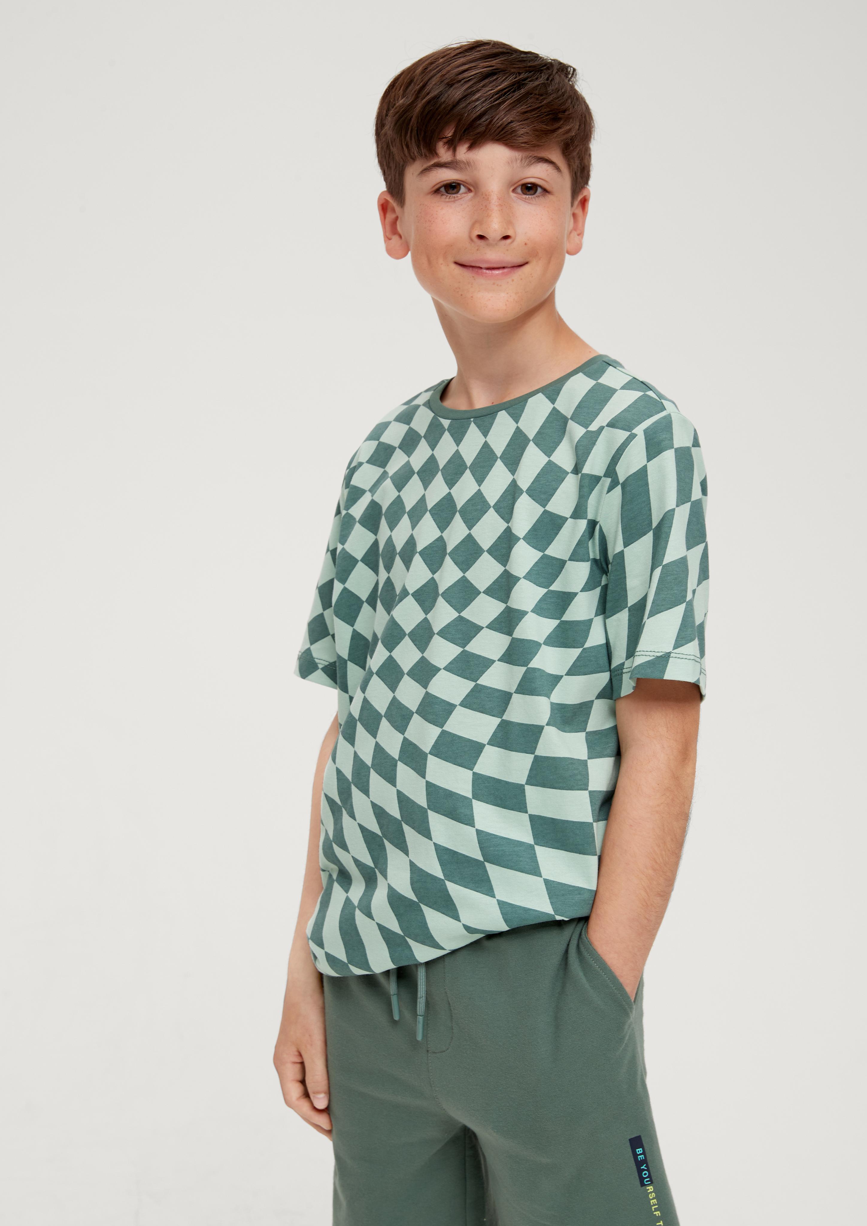 Jerseyshirt mit Allover-Print  2130536-60A4