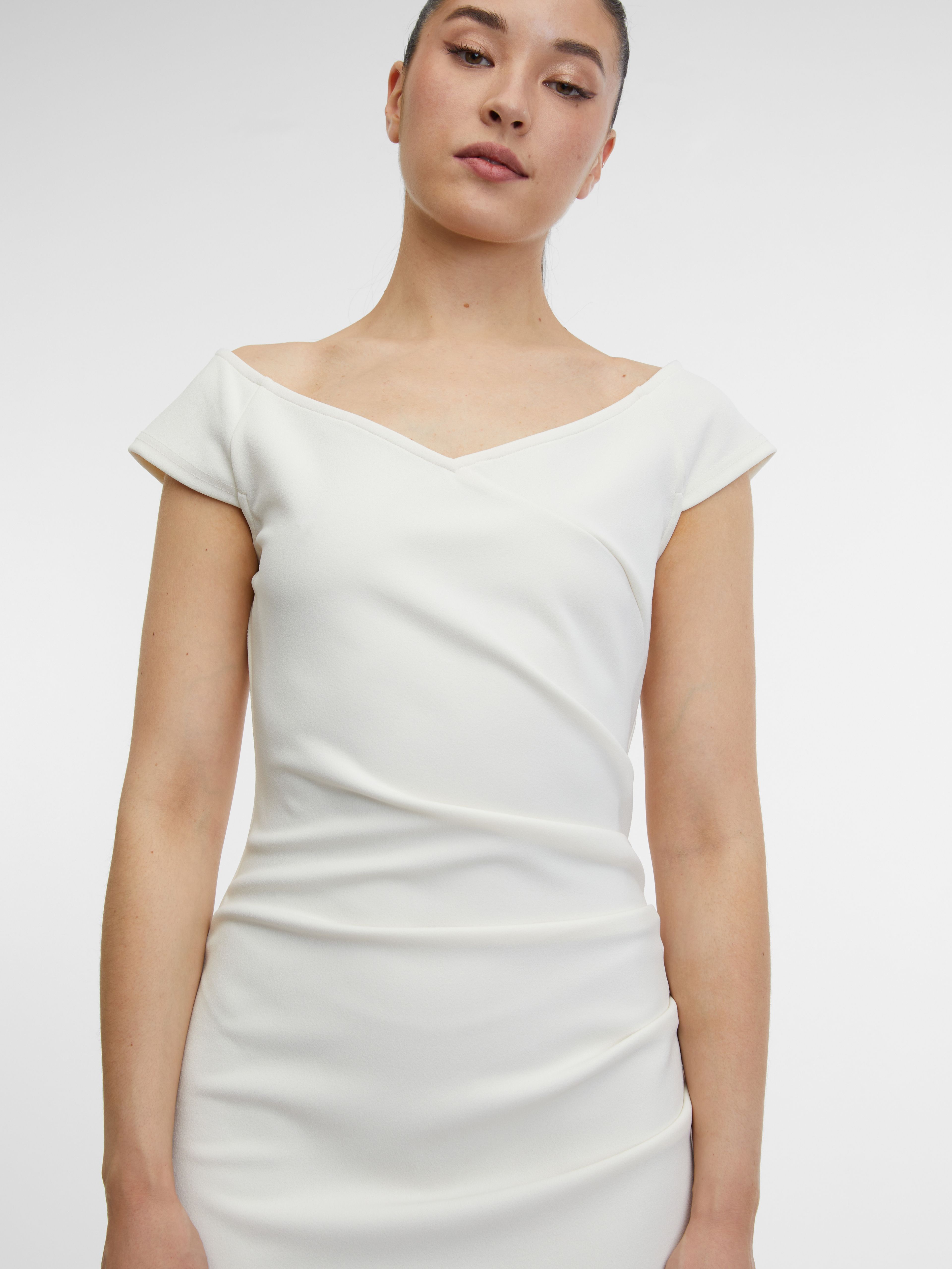 Cremefarbenes Damenkleid ORSAY