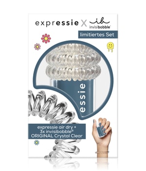 essie expressie x invisibobble Original Crystal Clear Nagellack-Set 1 Stk