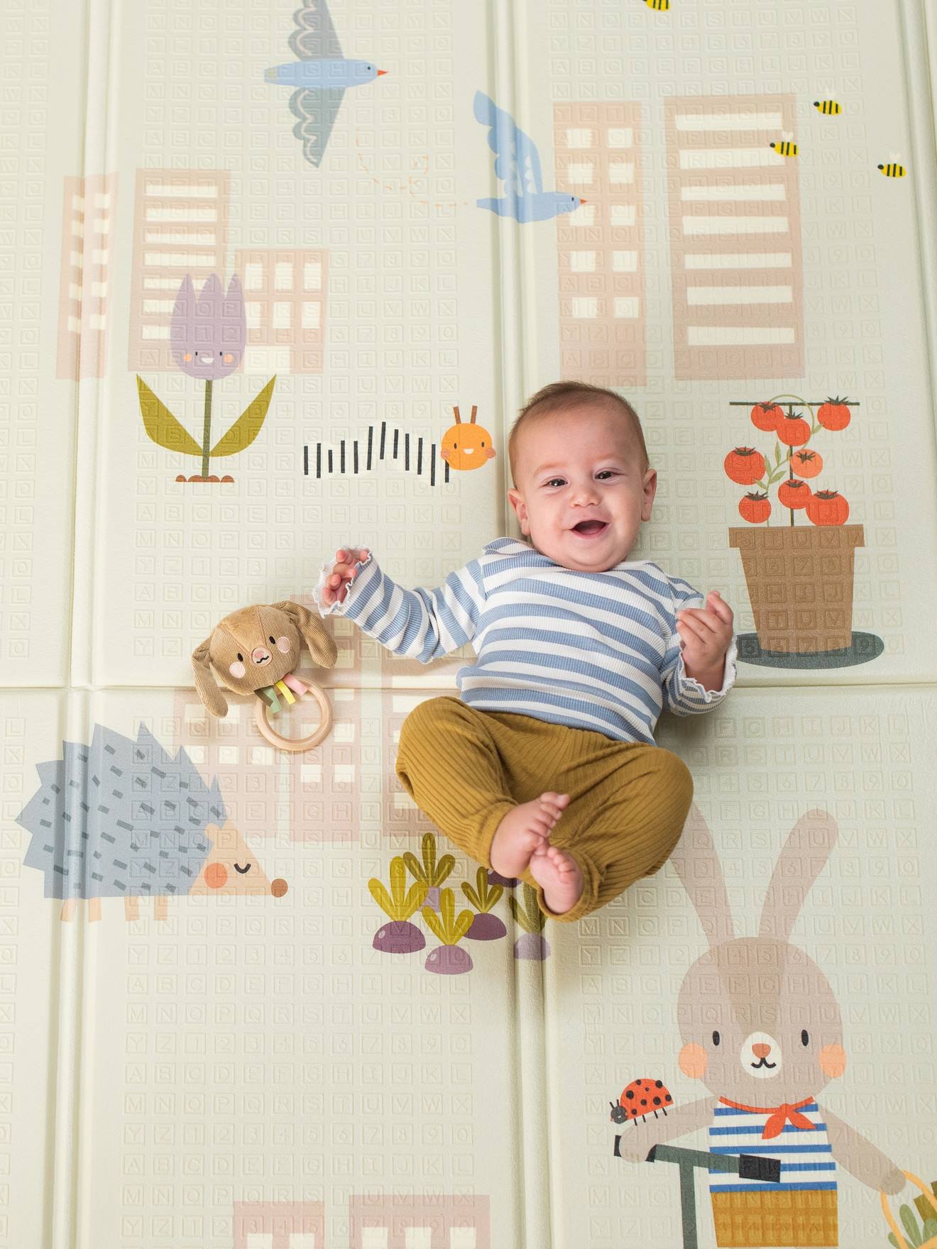 Taf Toys Baby Schaumstoff-Spielteppich TAF TOYS - mehrfarbig/savanne