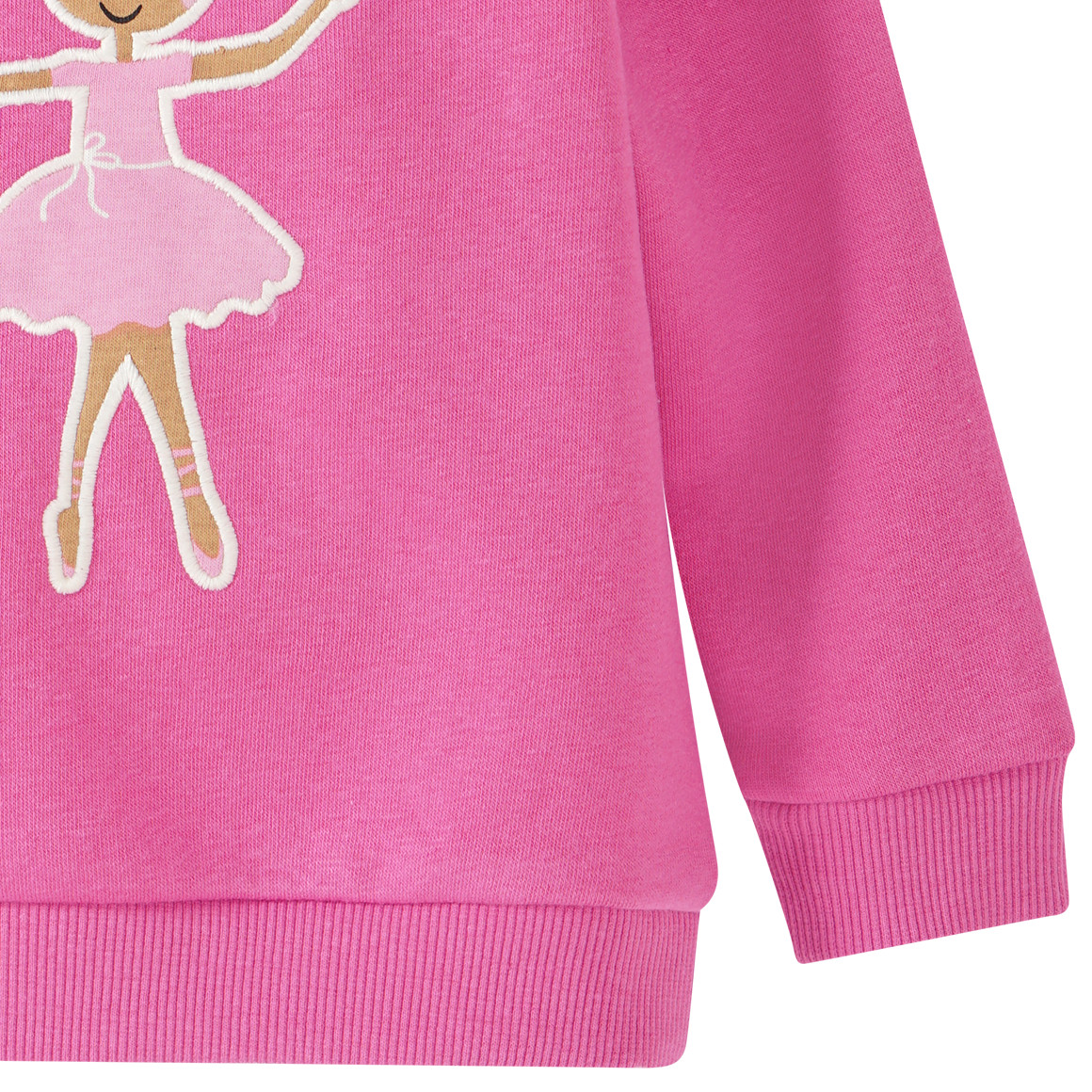 Baby Sweatshirt mit Ballerina-Applikation