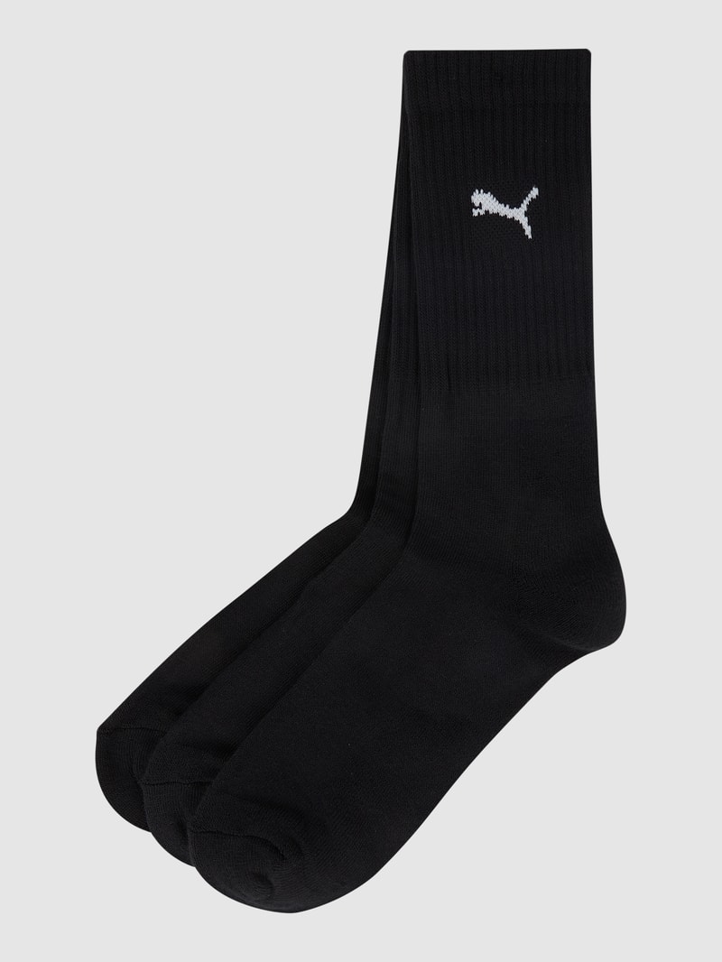Socken im 3er-Pack in schwarz