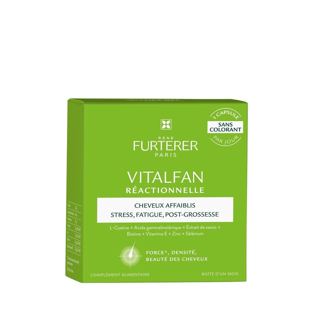 Furterer René Furterer Vitalfan Antichute réactionnelle - Sans colorant - 30caps Complément