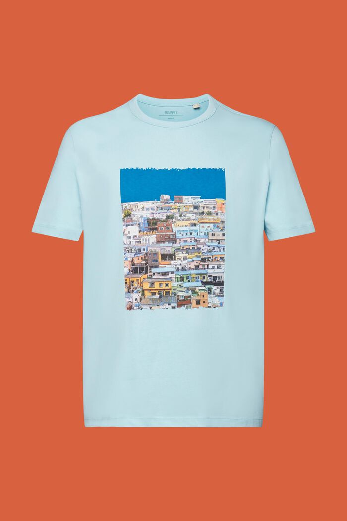 Bedrucktes Jersey-T-Shirt, 100 % Baumwolle